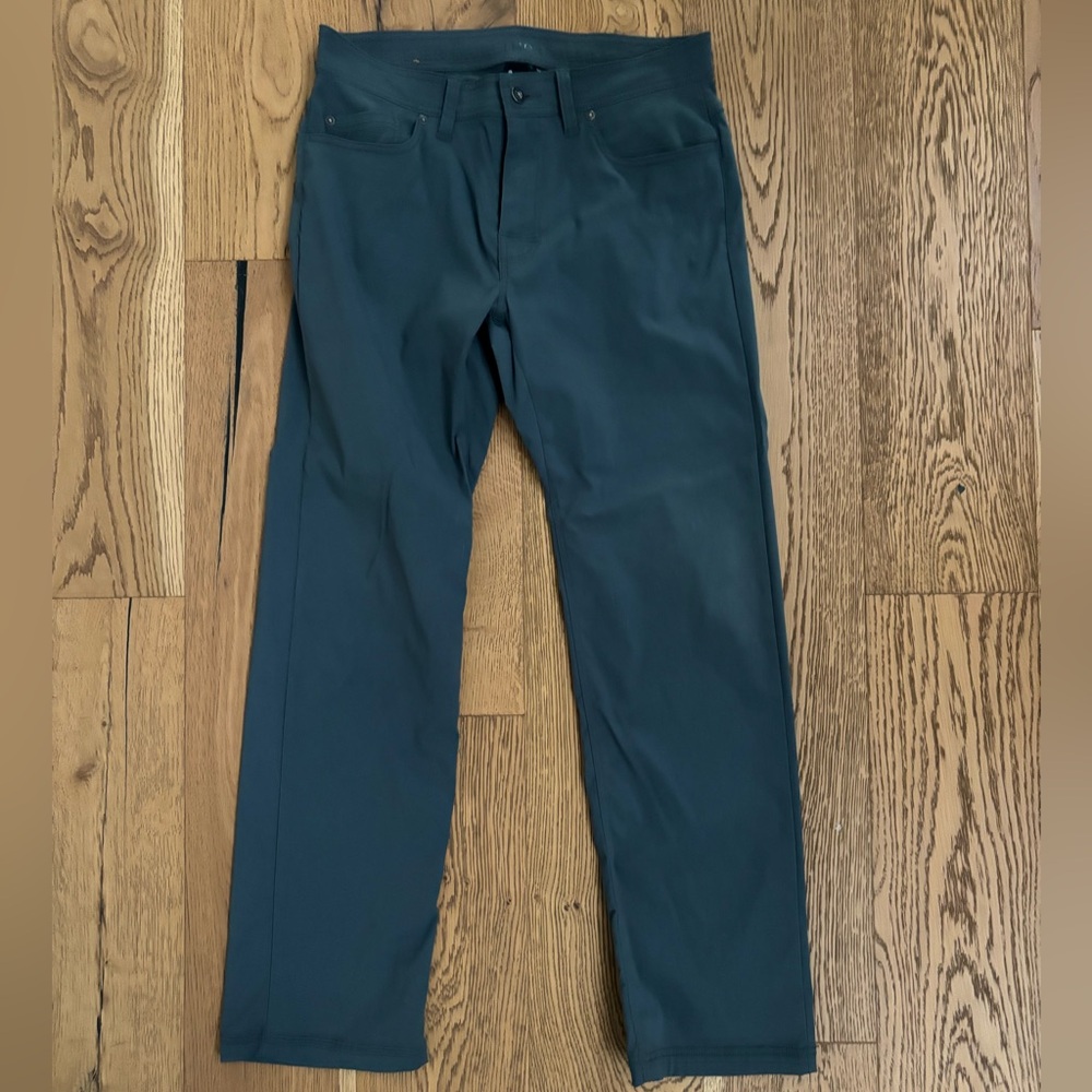 Prana Brion pants. Excellent used condition. Blue gray color. W 33 L 32 Slim fit